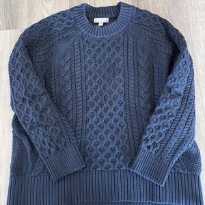 JCrew - Women’s Navy Fisherman’s Sweater